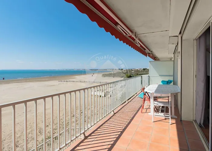 As18069 - P3 Vue Mer Exceptionnelle , Sur La Plage A 2 Pas Du Centre Ville